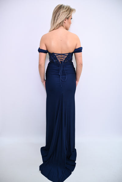 Glamoureuze Avondjurk met Beaded Details  
F86004