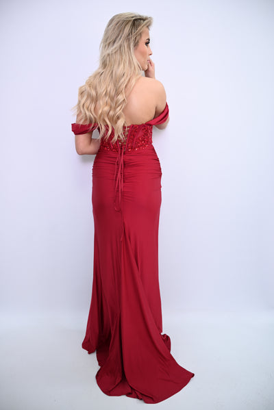 Glamoureuze Avondjurk met Beaded Details  
F86004