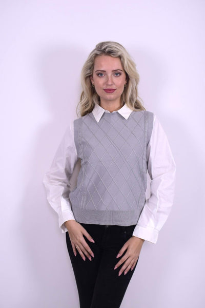 MS59347AB Blouse met spencer