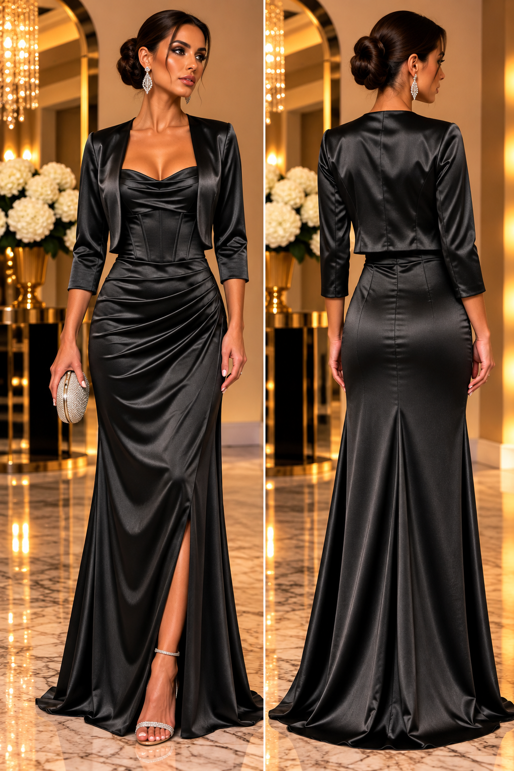 Aurelia Satin Bolero G2322