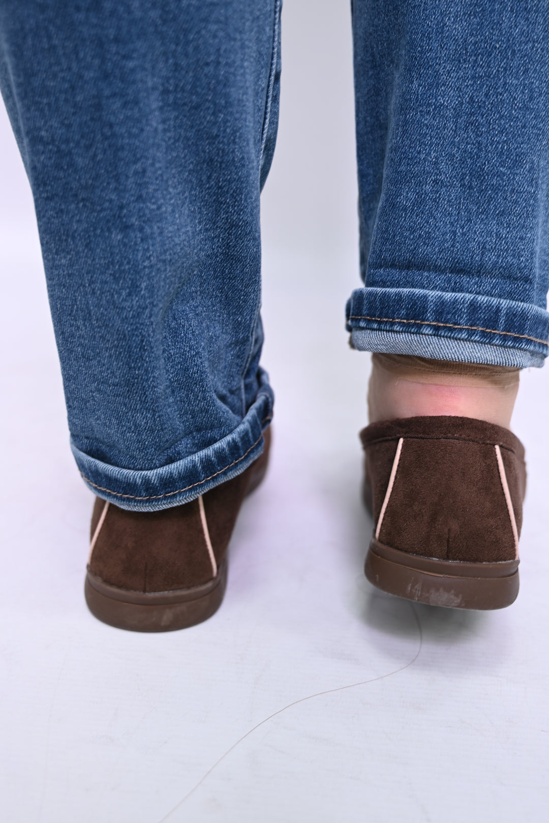 Suède Loafer met Gespdetail – Elegant Comfort G481