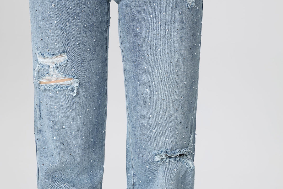 Wideleg Blue Glint Hello Miss H891-1