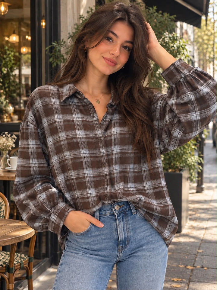 Cozy Autumn Check Shirt EN156
