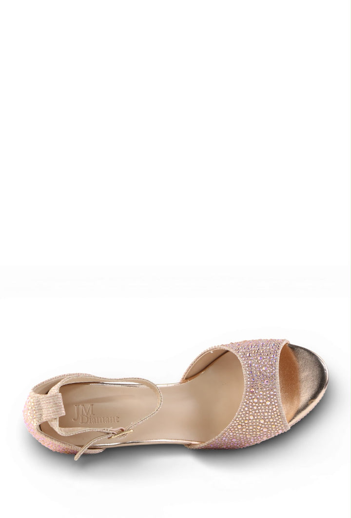 Celestia Crystal Block Heels Y490