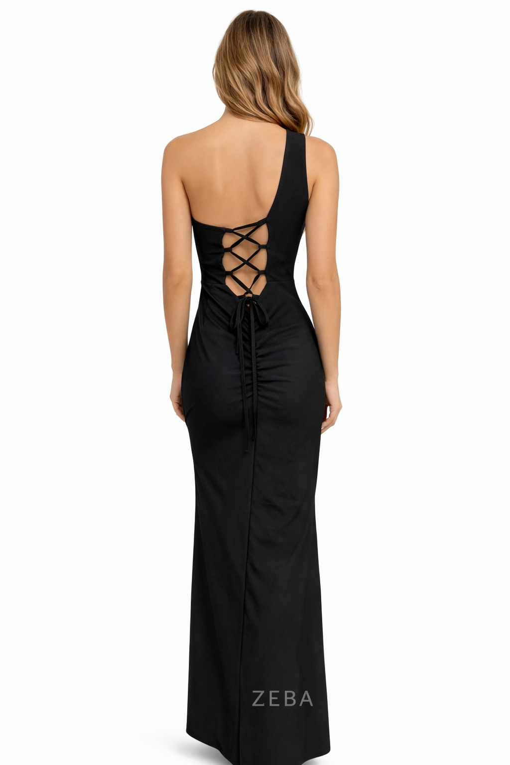ZEBA One-Shoulder Elegance Maxi Dress 31737