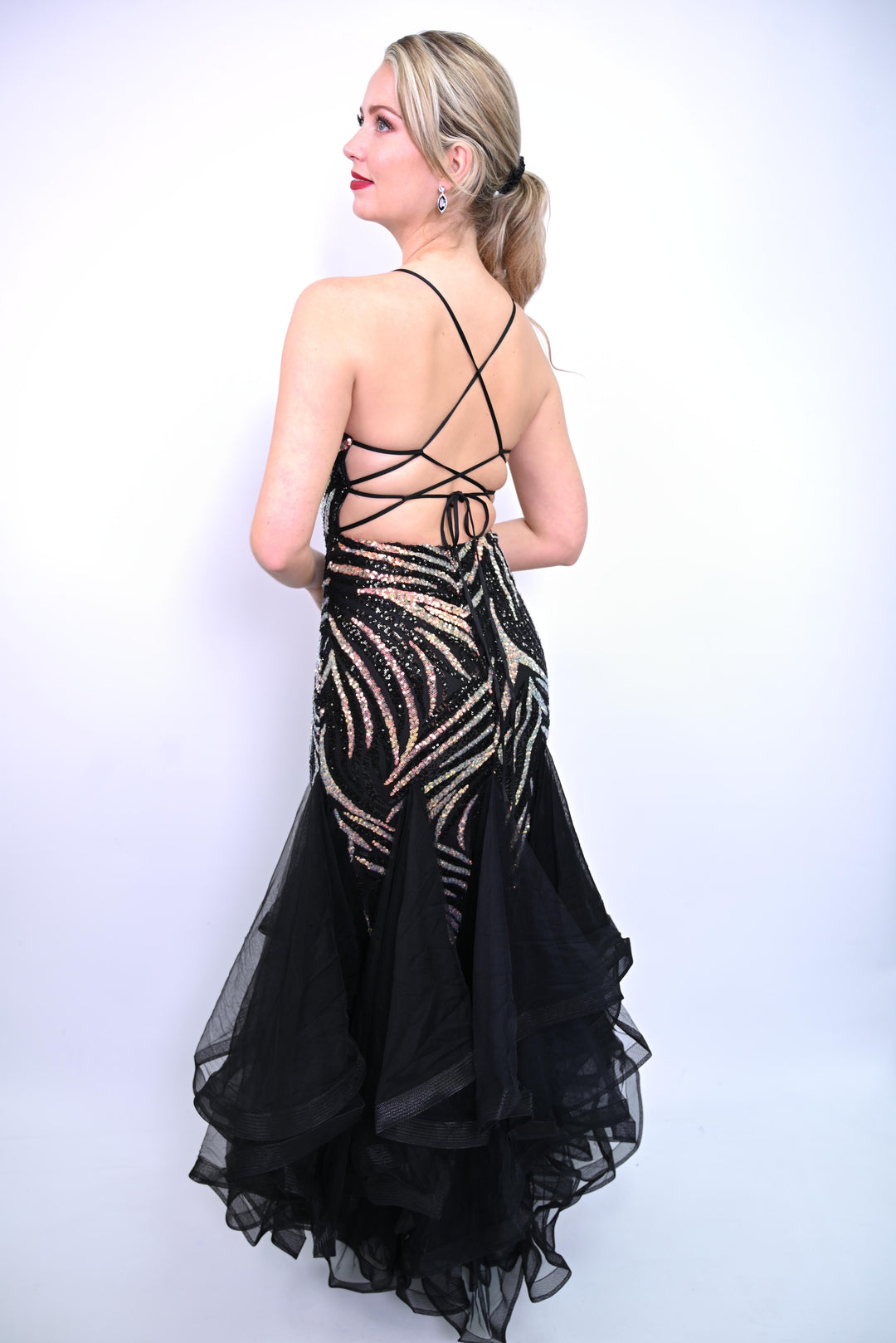 Nachtsluier — Glinsterende Galajurk 31930