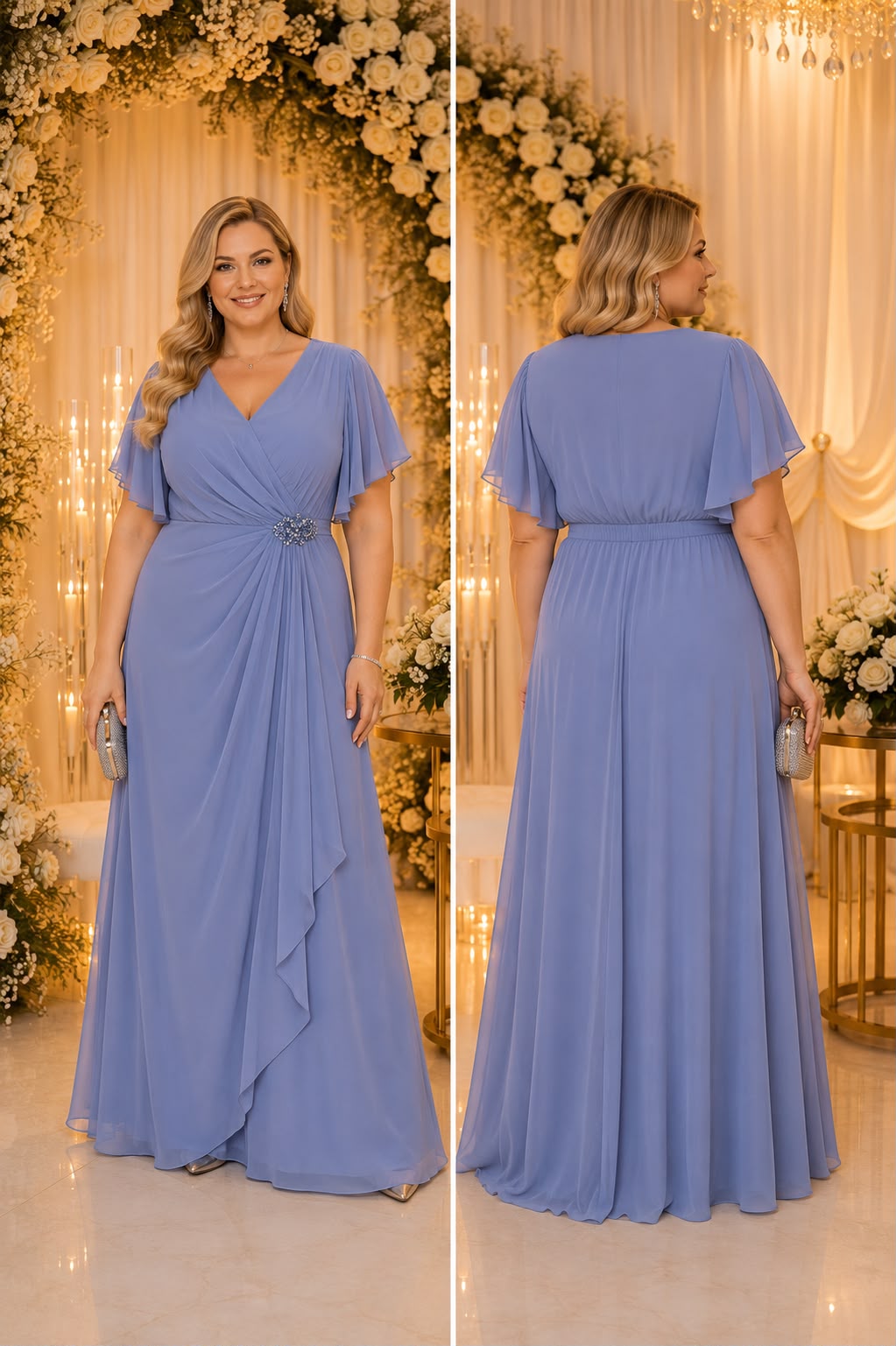 Aurélia Royale Queen Size Gala Dress FF24103