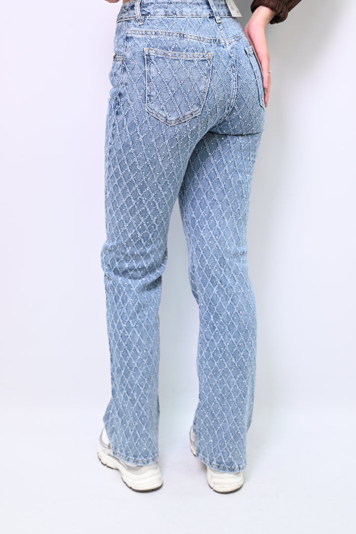 Skyline Diamond Pants Wideleg HelloMiss H826-2