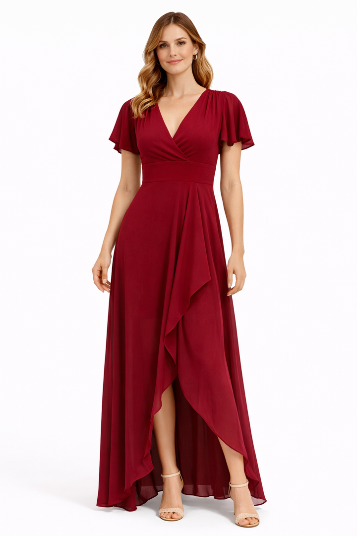 Aurélia Elegance Maxi Jurk chiffon R1413