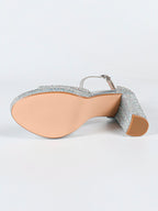 Celestia Crystal Block Heels Y490