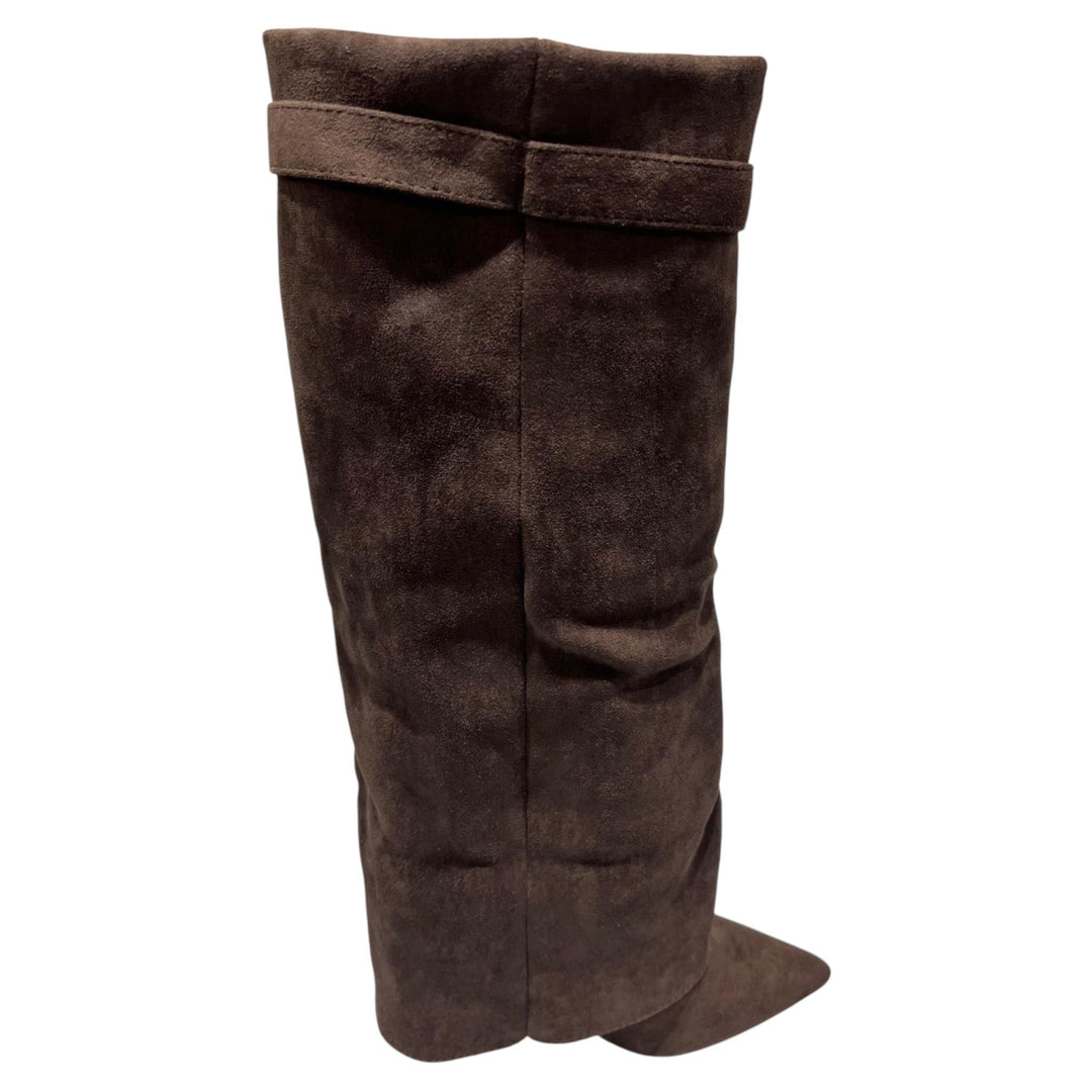 Lange Sharkboots Suède 6885