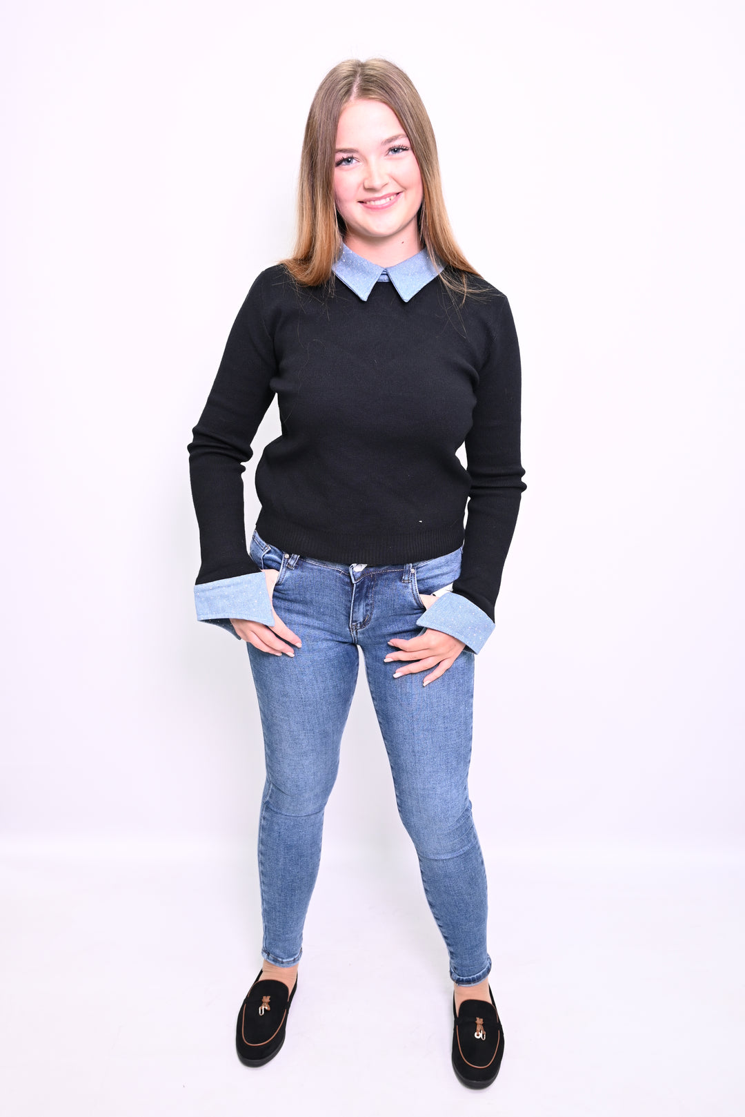 Skinny Lowwaist Hello Miss HM5323-7