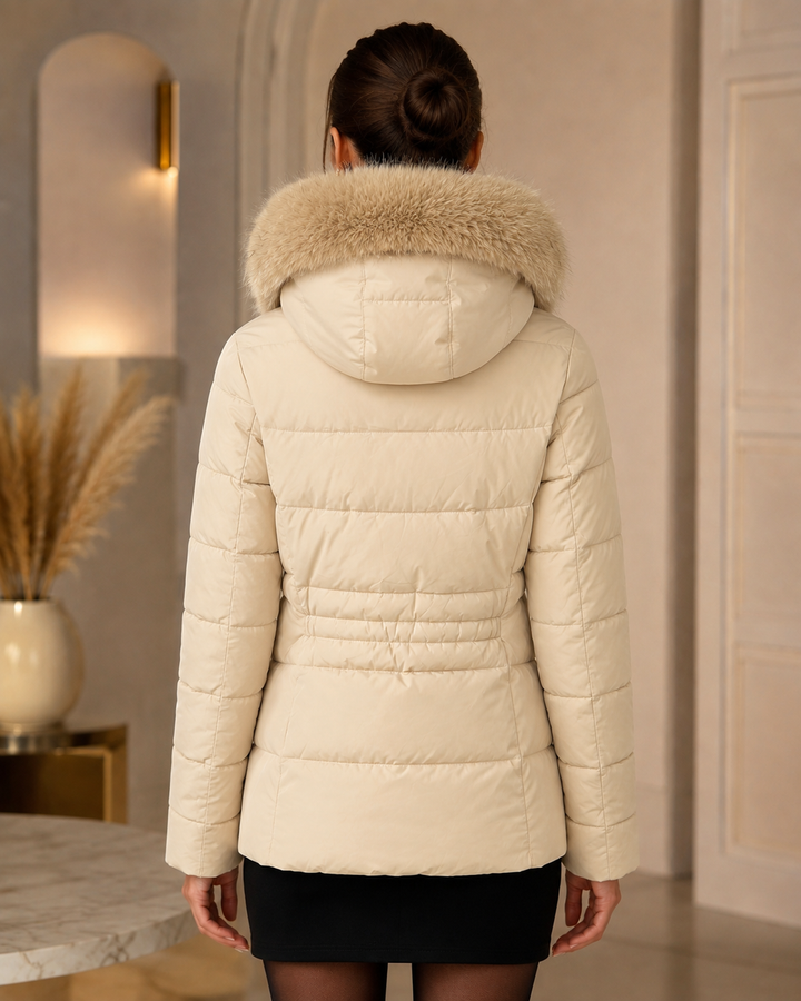 Elena Puffer Jas met Afneembare Bontkraag
OB268012
