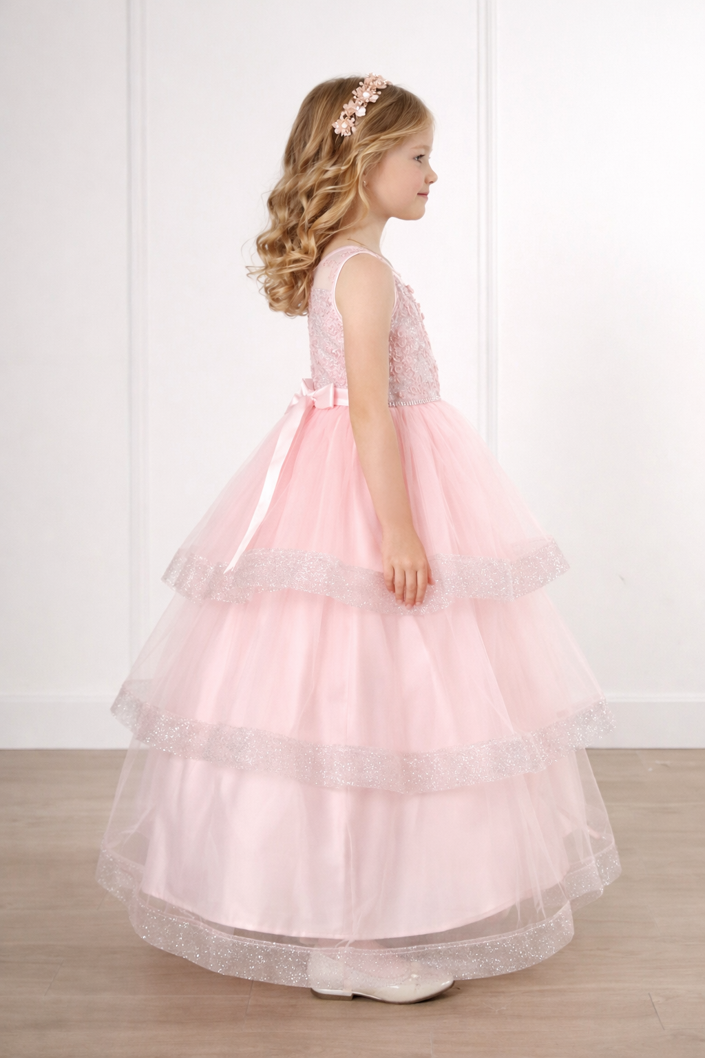 Princess Rose Luxe Kinderjurk 3668