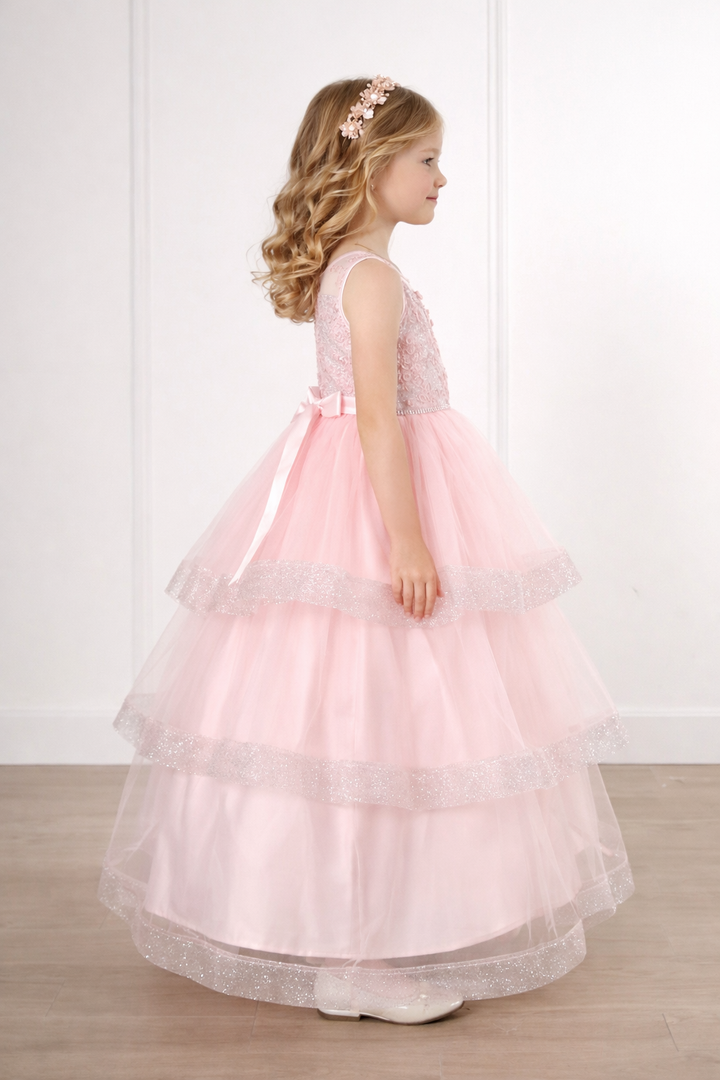 Princess Rose Luxe Kinderjurk 3668