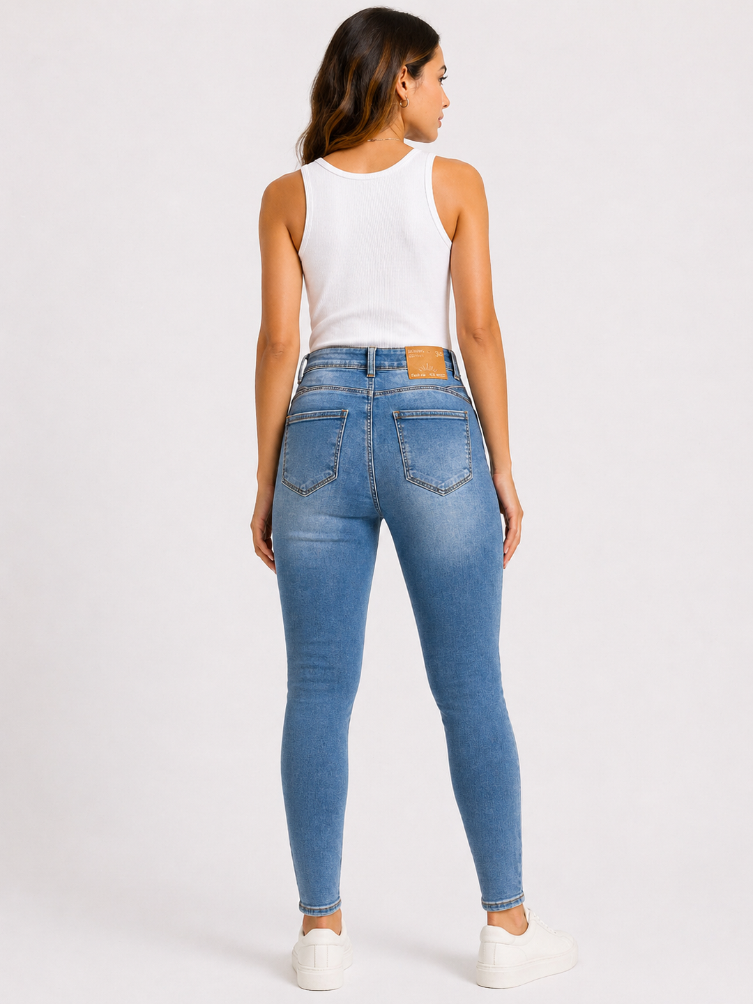 Push-Up Skinny Jeans High Waist – Medium Blauw VS Miss XJ182