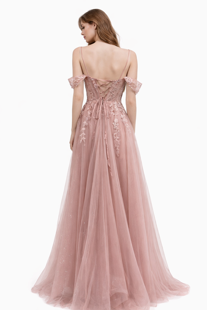 Rosalie Dusty Pink Gala Jurk 26185