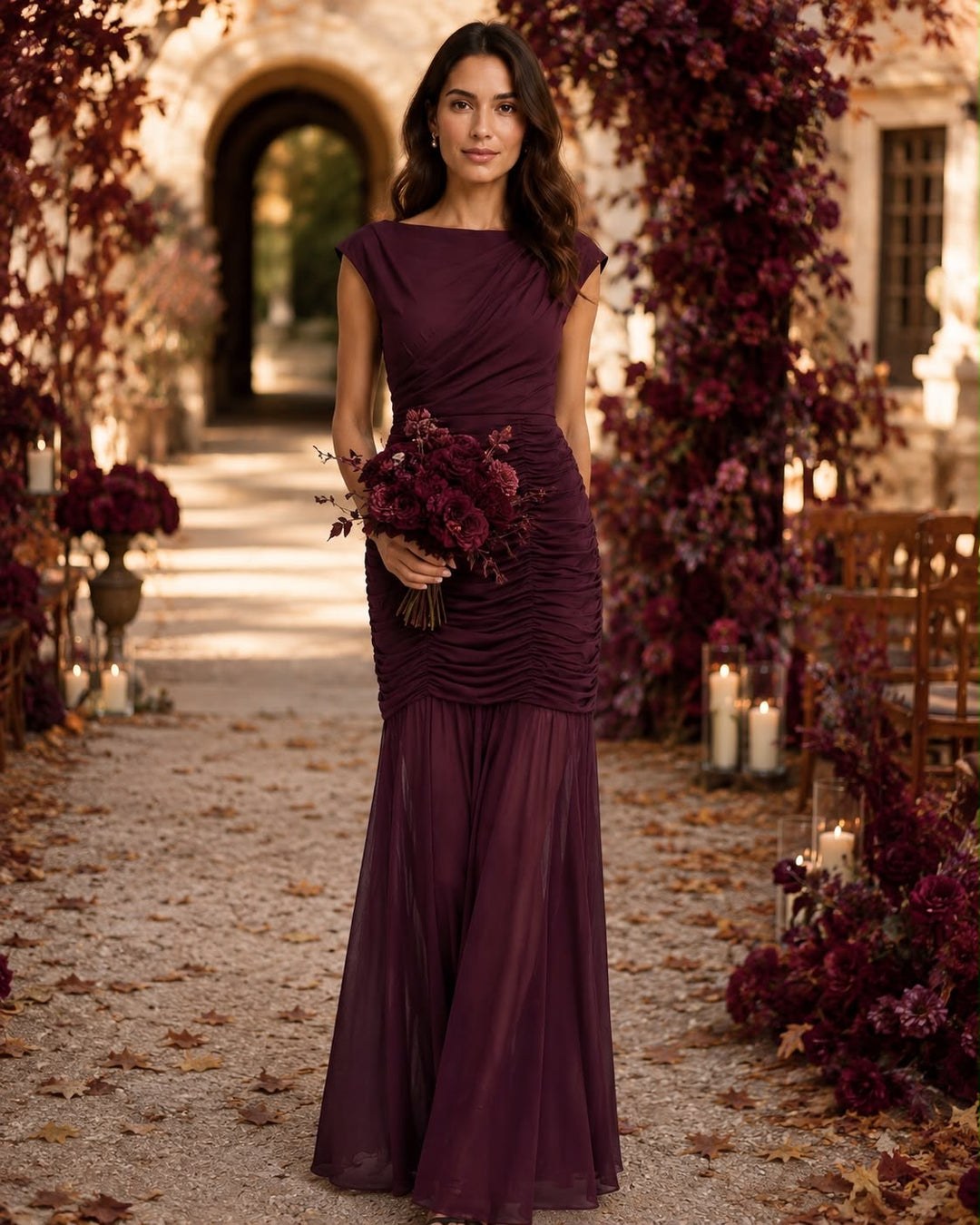 Soraya Luxe Draped Galajurk R2002