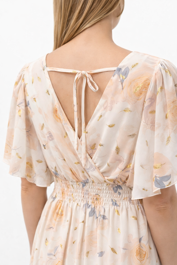 Aurélie Bloom Midi Dress 219393