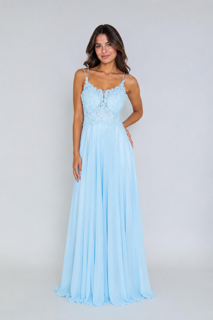 Celestia Lace Evening Dress 9206