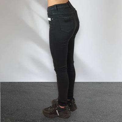 Skinny jeans Hello Miss zwart H625-1