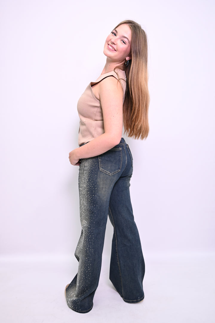 Galaxy Denim Wideleg HelloMiss H919-2