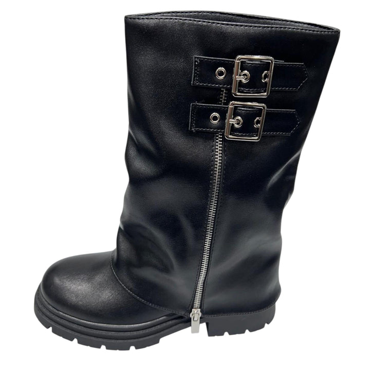Nova Bikerboot – Zwart Leer RXJ-247