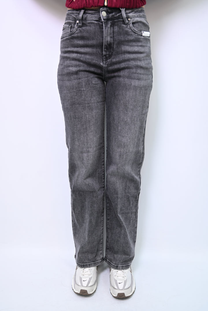 Slate Straight High-Rise Jeans HelloMiss HM5350-5