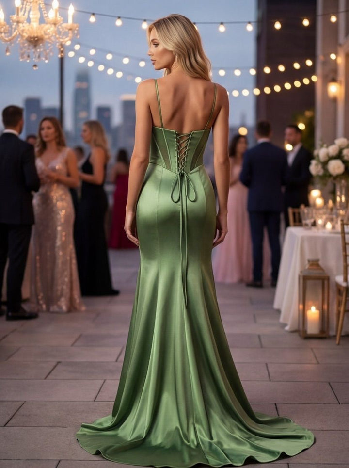 Luxe Satin Glam Galajurk BZ-2170