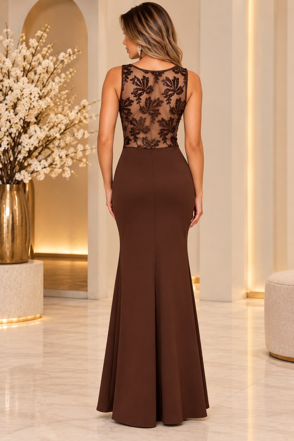 Elegant Glamour Lace Galajurk 6502