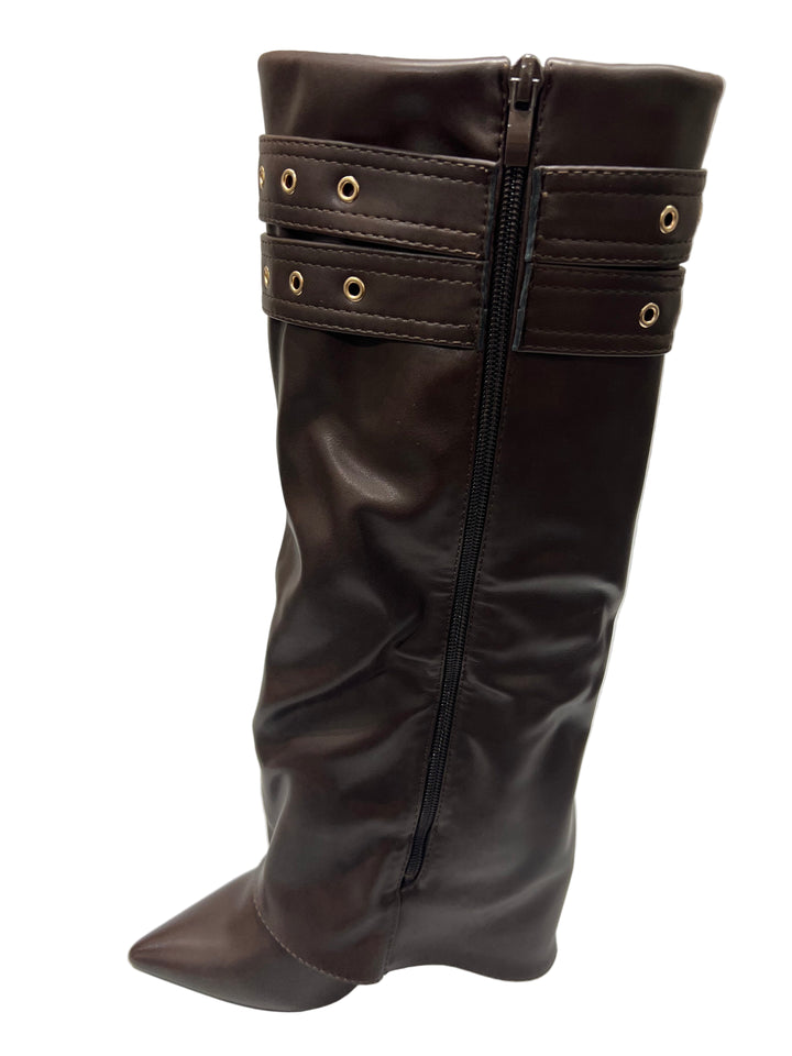 Bronze Baroness – Buckled Power Boot 2506A