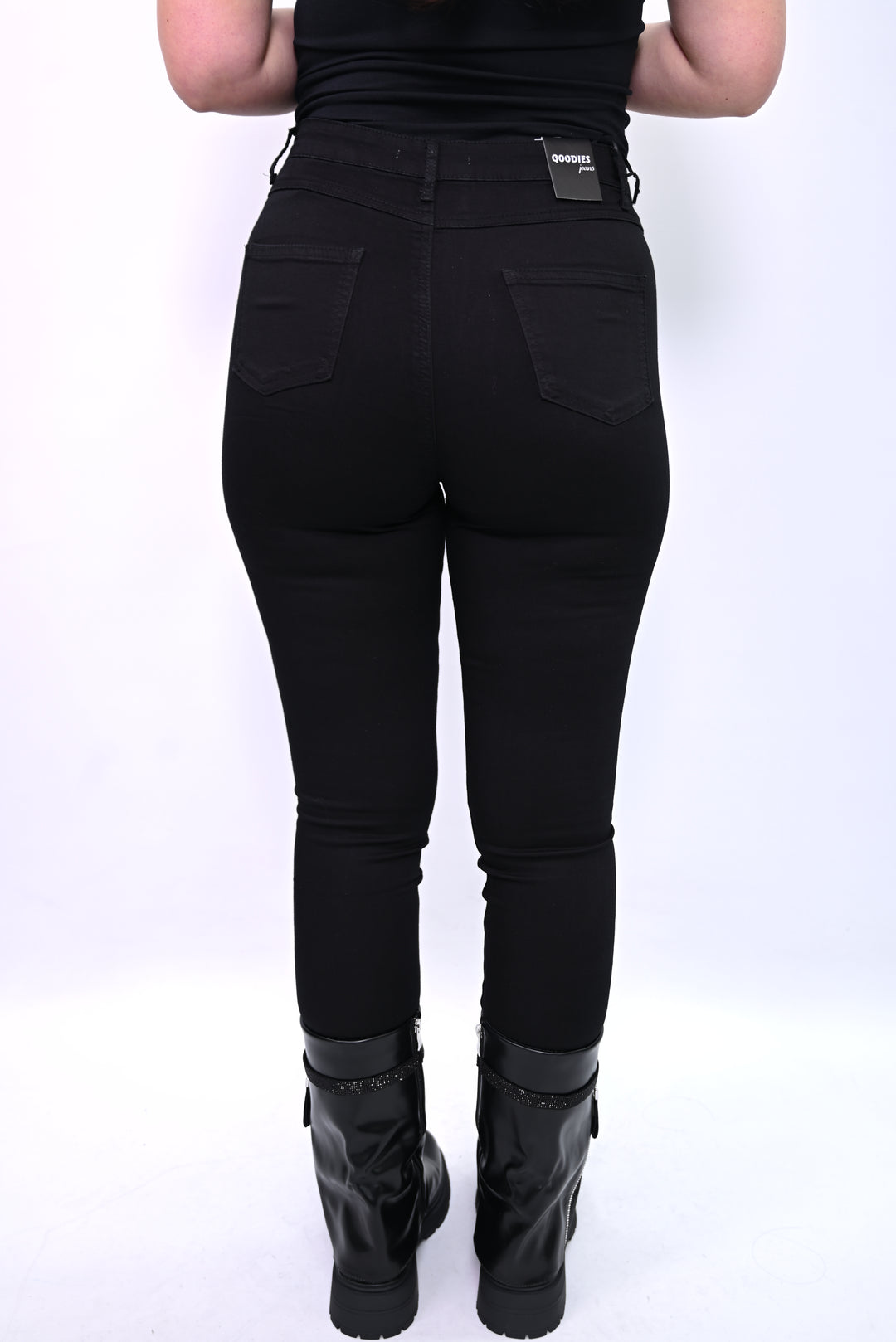 Dames skinny jeans Highwaist Goodies second skin Q552-1