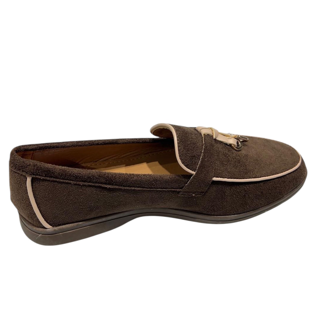 Suède Loafer met Gespdetail – Elegant Comfort G481