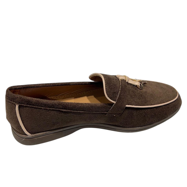 Suède Loafer met Gespdetail – Elegant Comfort G481