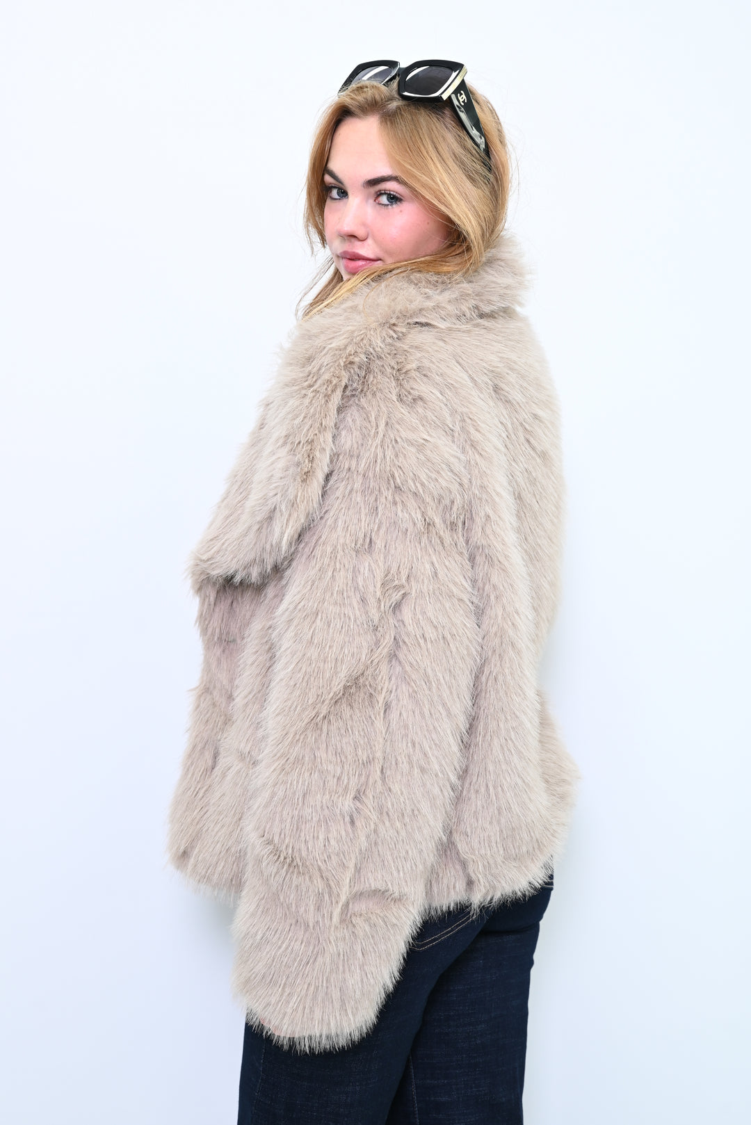 CityMuse Faux Fur Coat F5627