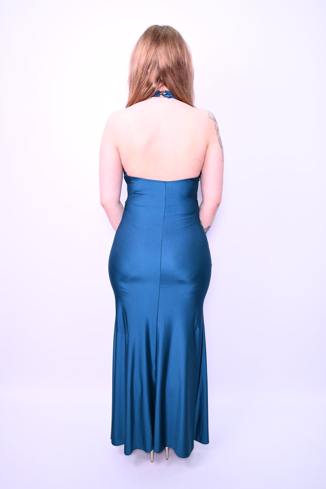 avondjurk met split Middernachtglans 31381