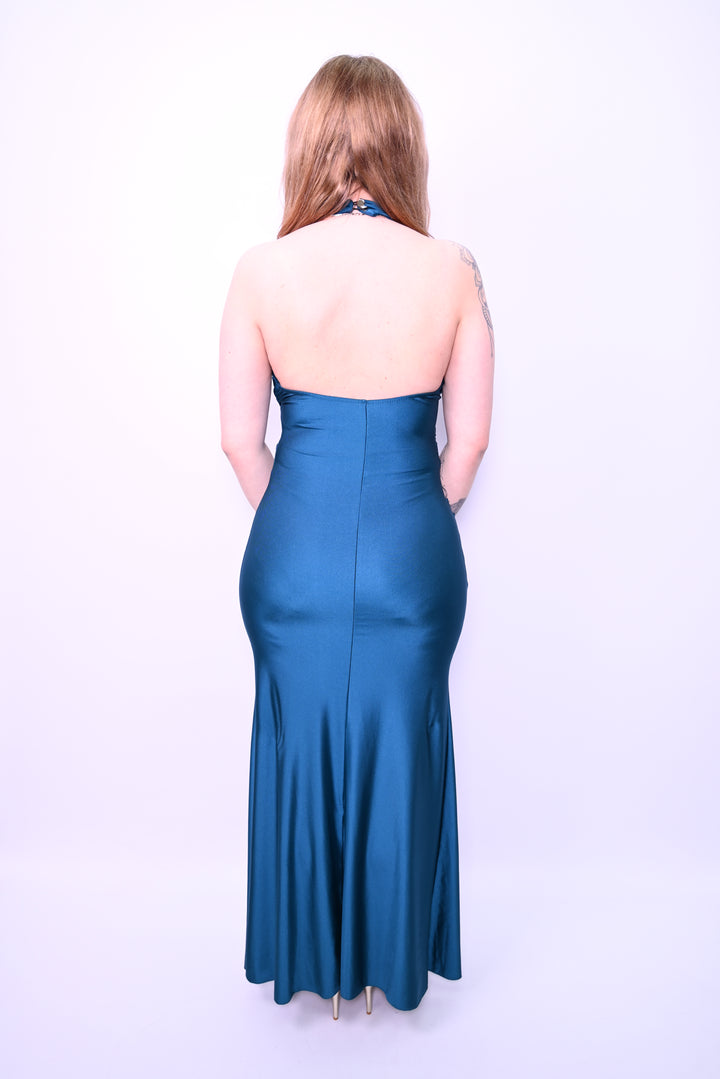 avondjurk met split Middernachtglans 31381