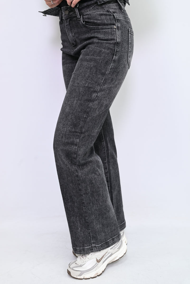 SlateEase Flare Jeans Wideleg jeans My Tina’s LW-1807H