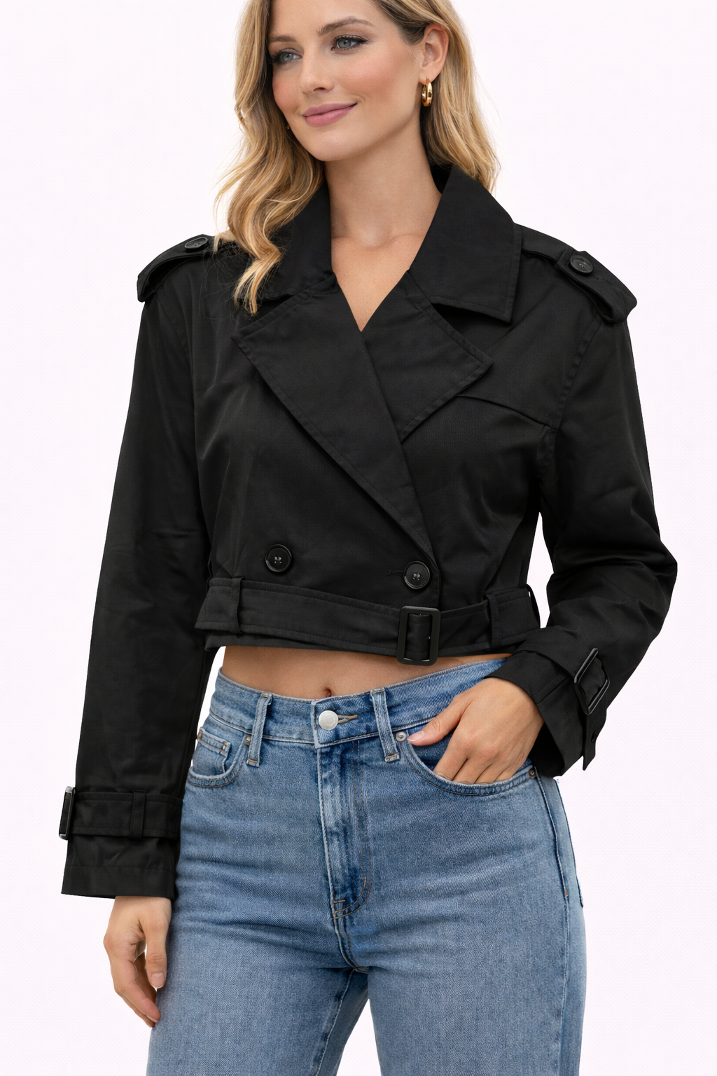 The Chelsea Cropped Trench Jacket 8649