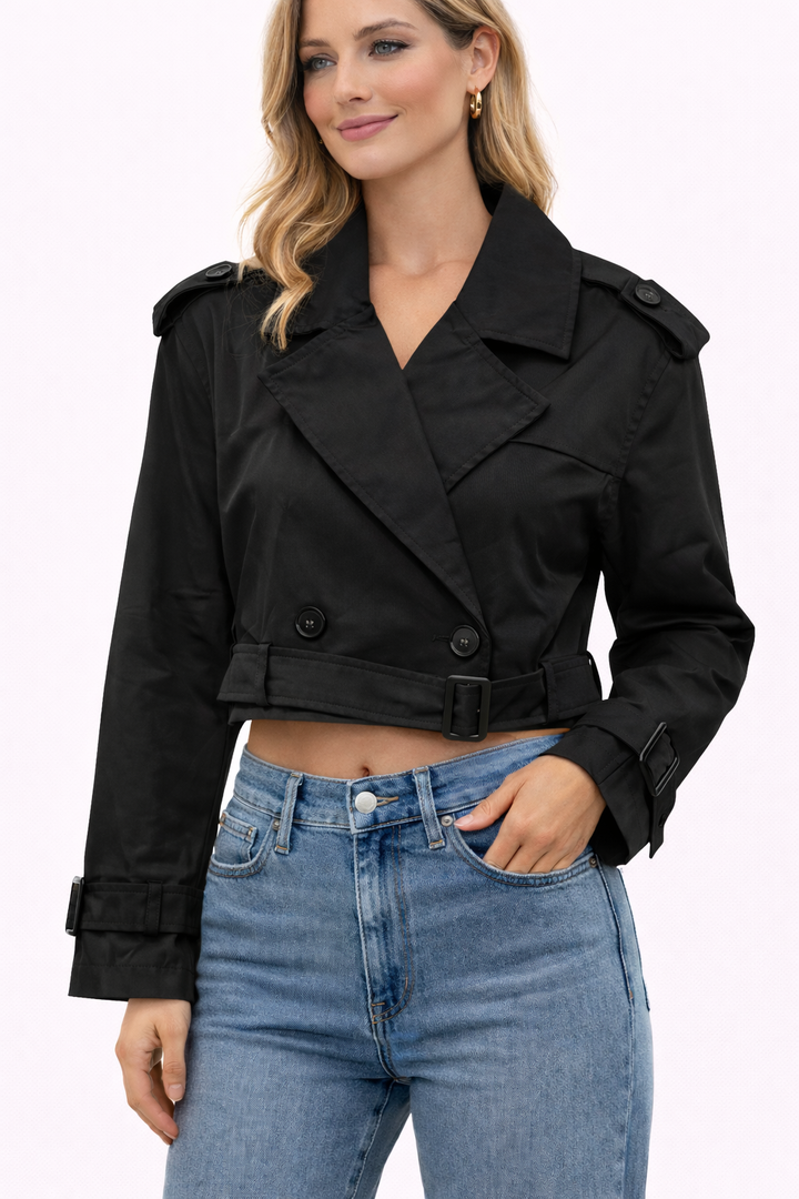The Chelsea Cropped Trench Jacket 8649