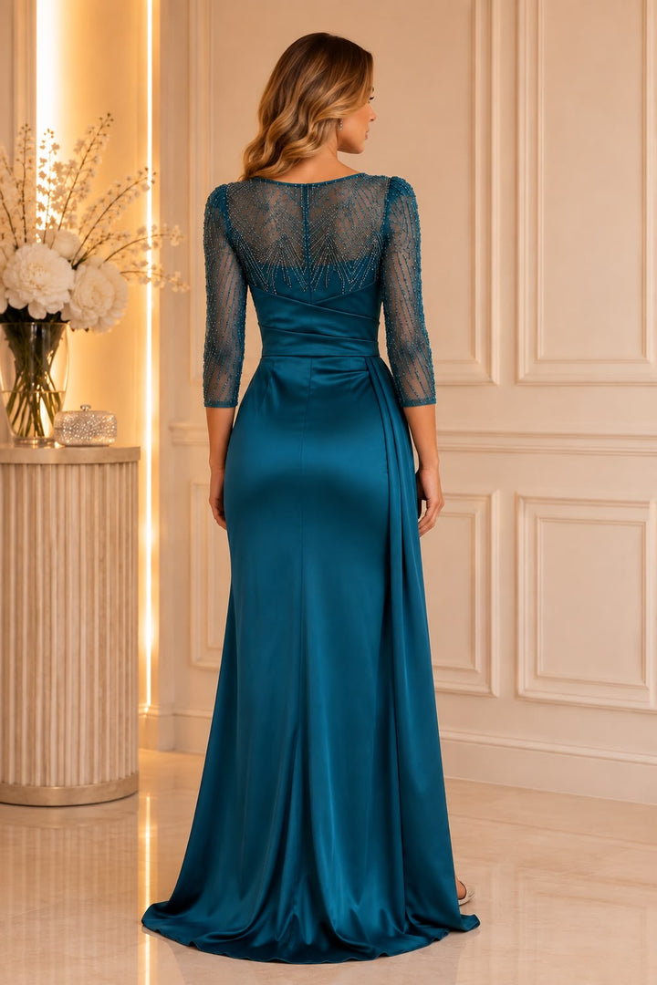 Valentina Luxe Satin & Strass Galajurk 1858