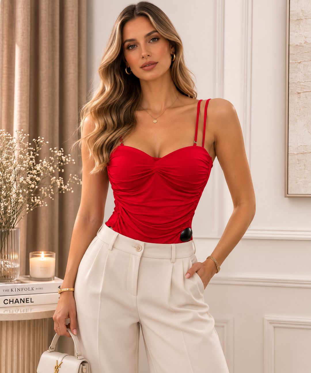 Élise Sculpt Ruched Bodysuit 25617