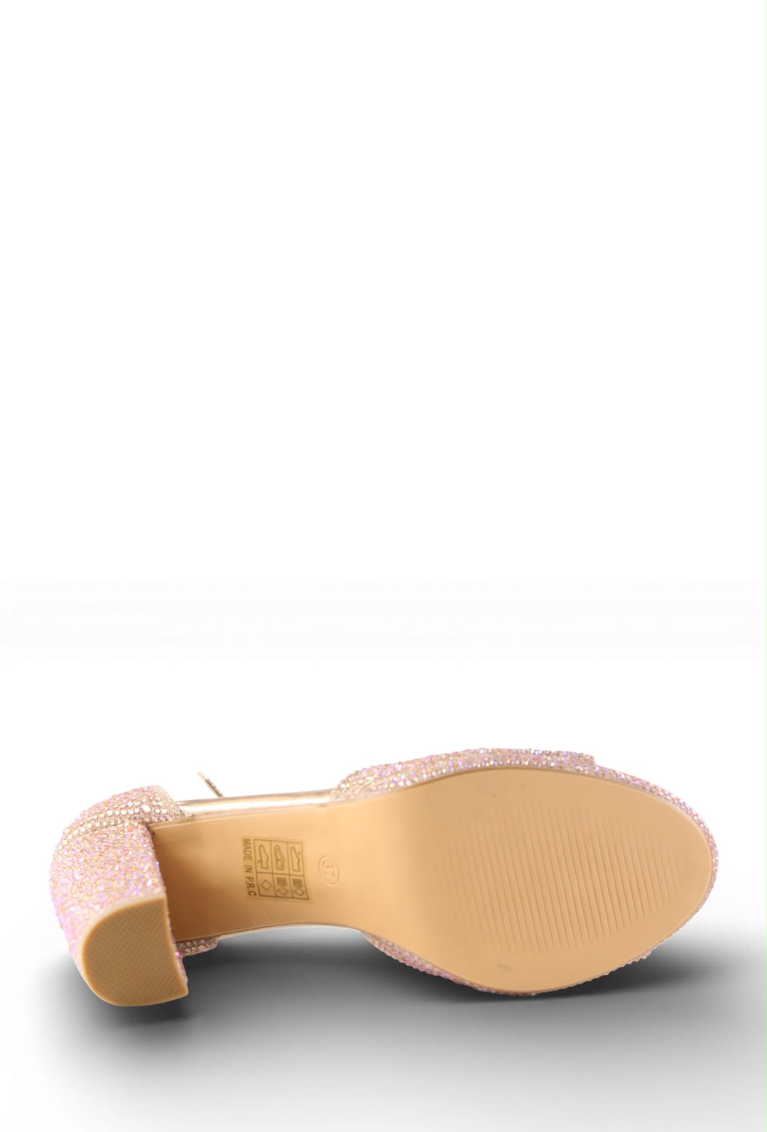 Celestia Crystal Block Heels Y490