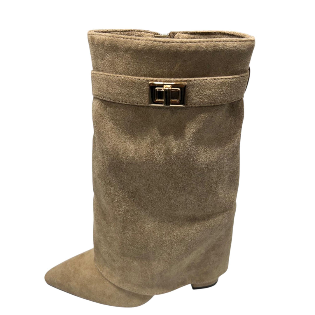 Half sharkboots Suède LA3116