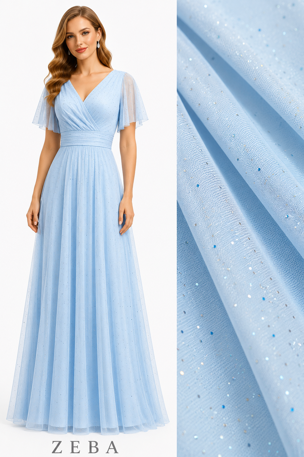 Seraphina Grace Chiffon Evening Gown 23589(N)
