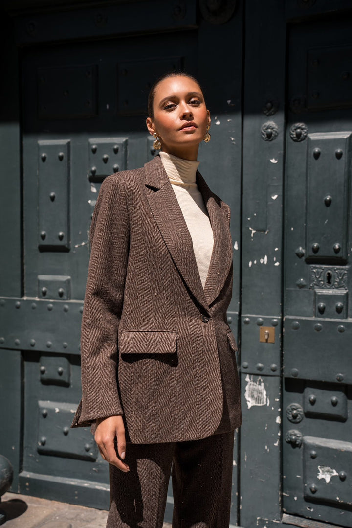 Blazer Attentif Terracotta Frame V-2507