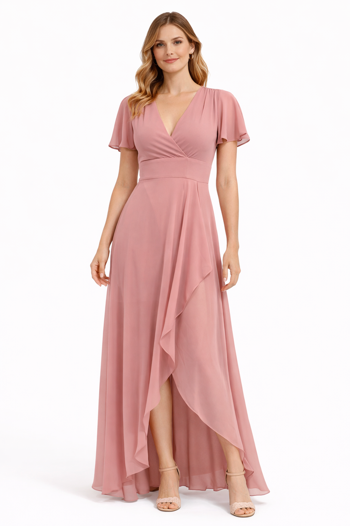 Aurélia Elegance Maxi Jurk chiffon R1413