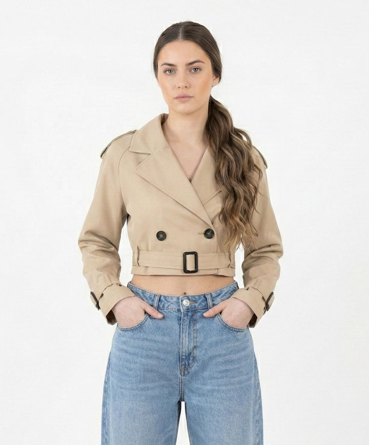 The Chelsea Cropped Trench Jacket 8649