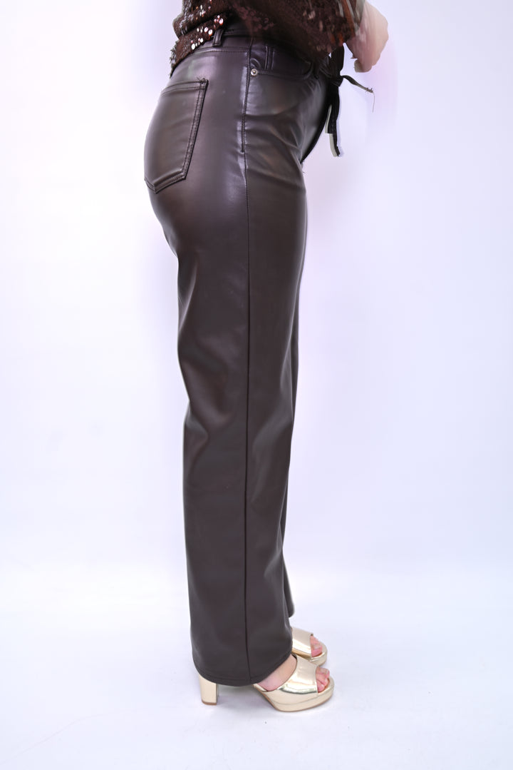 Wideleg Kate Denim Ceinture Lumière Pants SK960-C