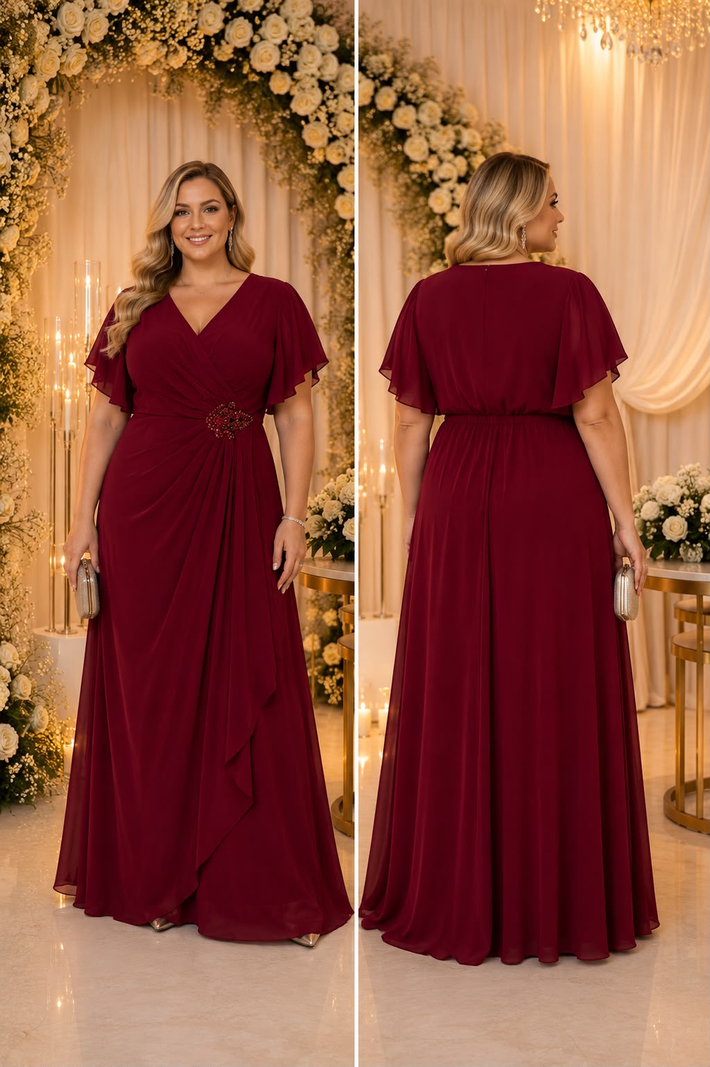 Aurélia Royale Queen Size Gala Dress FF24103